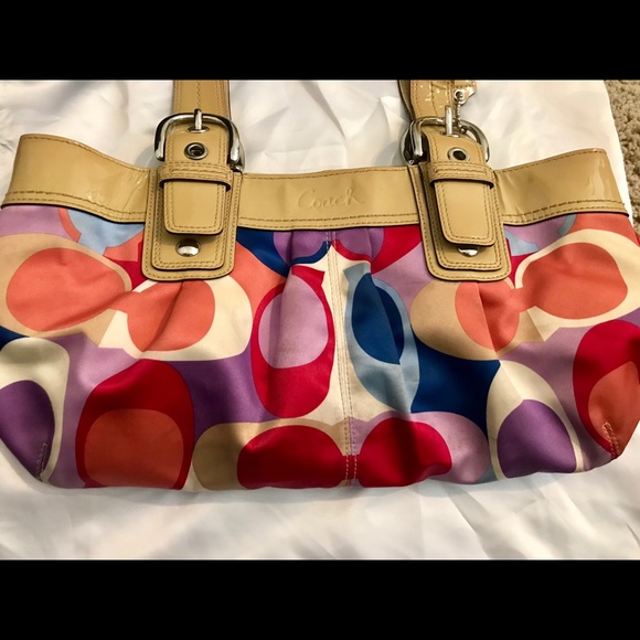 Colorful Coach Purse - Picture 2 of 7